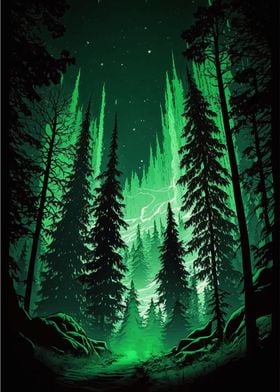 Green Forest Nights