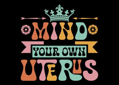 Uterus Colorful Feminist