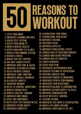 50 Reason to Workout