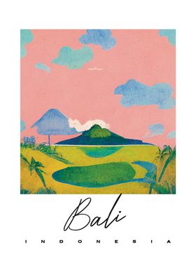 Bali A Retro Sunrise