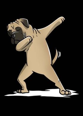 Bullmastiff Dabbing 