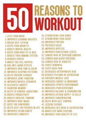 50 Reason to Workout