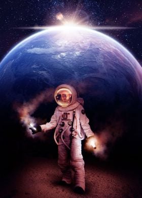 Space is Wild' Poster by Azlan Xavier | Displate
