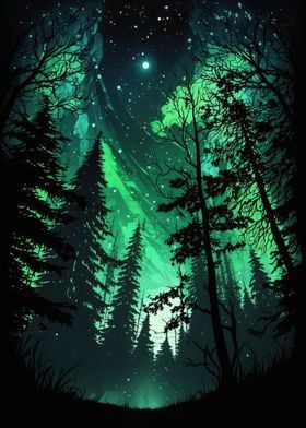 Green Forest Nights