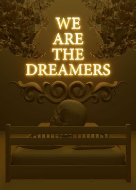 Dreamers Gold 3D Quote 