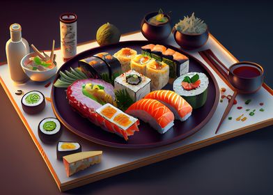 Japan Sushi Food Delicious