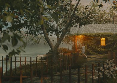 Lake House Scene 2 3D