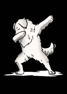 Great Pyrenees Dabbing 