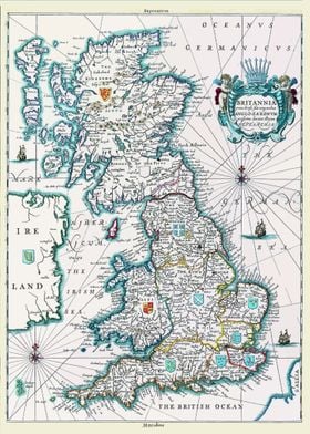 Britania Ancient Map