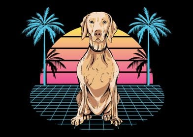 Retro Weimaraner