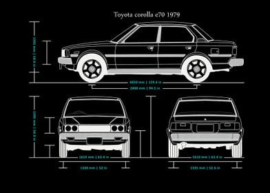 Toyota corolla e70 1979