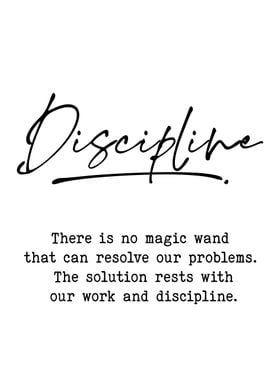 Discipline Quote