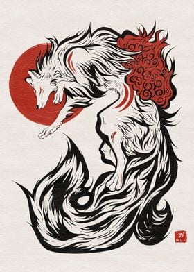 KITSUNE Samurai Warrior