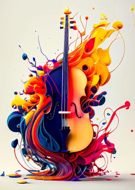Violin Abstract