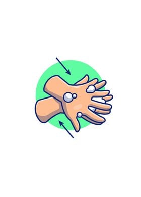 Washing Hand Cartoon