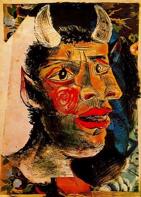 head by Picasso