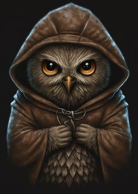 Hoodie Angry Owl
