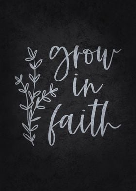 Grow In Faith