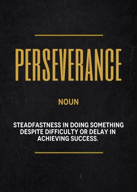 perseverance definition