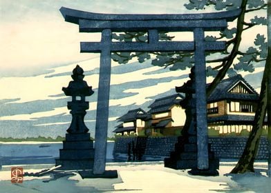 Ukiyo e Torii Gate