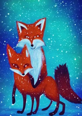 2 Foxes