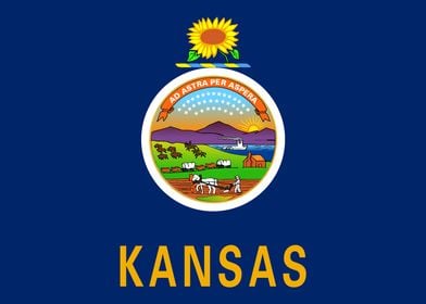 Kansas State Flag