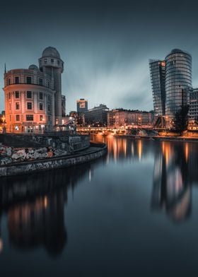 Danube Canal in Vienna