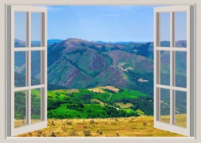 Window view landscape