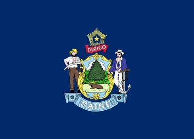 Maine State Flag