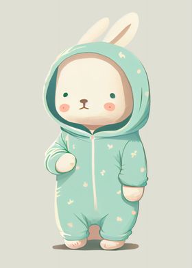 Cute little bunny pyjamas