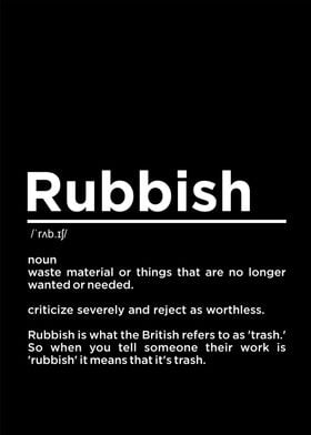 rubbish