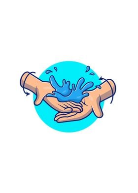 Washing Hand Cartoon 