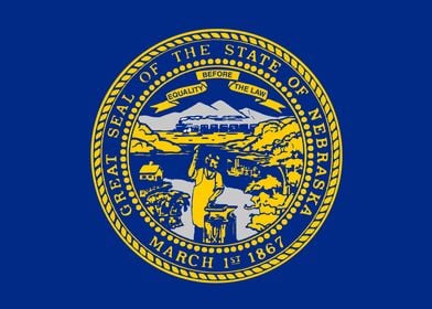 Nebraska State Flag