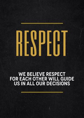 respect definition