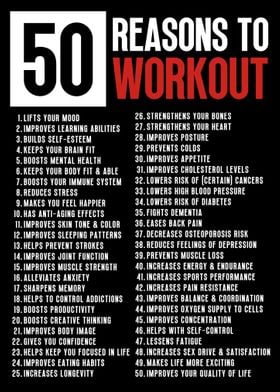 50 Reason to Workout