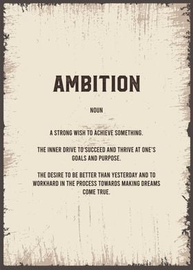 ambition motivational