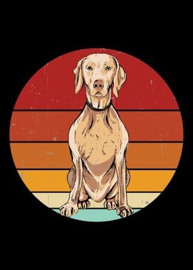 Retro Weimaraner