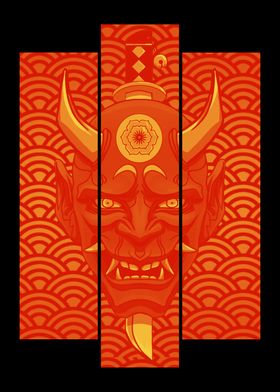 Japanese Hannya Mask