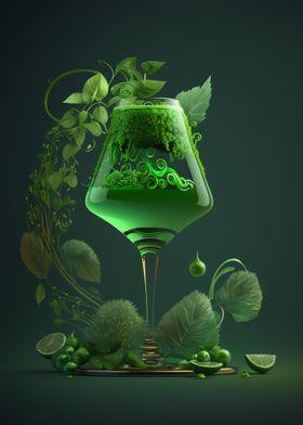 Fantasy Cocktail Green