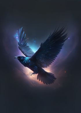 Cosmic Flight of the Raven