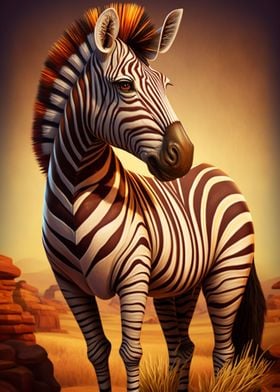 Comic Zebra