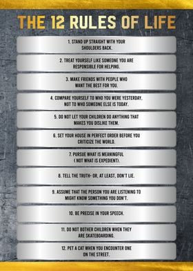 the 12 rules of life