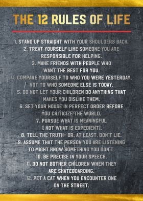 the 12 rules of life