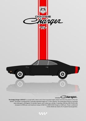 dodge charger old car 1970