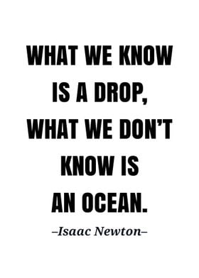 Isaac Newton quote