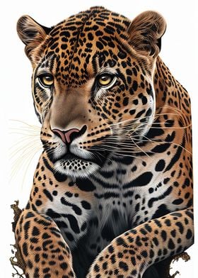 Jaguar Painting Animal