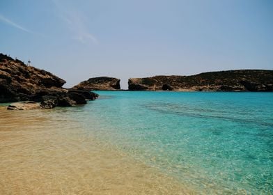 Blue Lagoon around Comnino