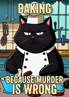 Baking Black Cat Murder