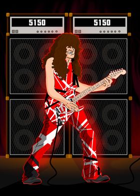 Eddie Van Halen Posters Online - Shop Unique Metal Prints 