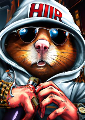 Abstract Gangster Hamster